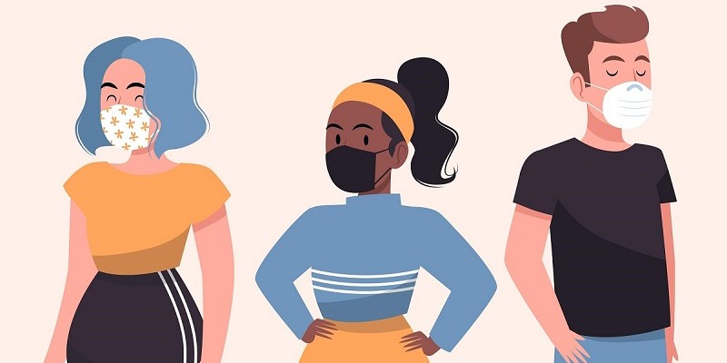 Animasi Vektor Orang Pakai Masker / 50 Gambar Orang Menggunakan Masker